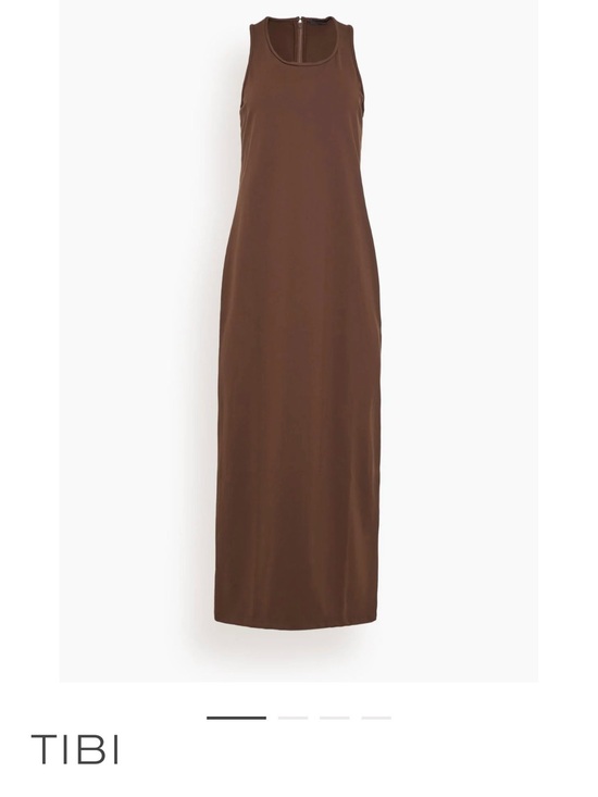 Tibi Dresses & Skirts - Tibi Brown Sleeveless Maxi Dress